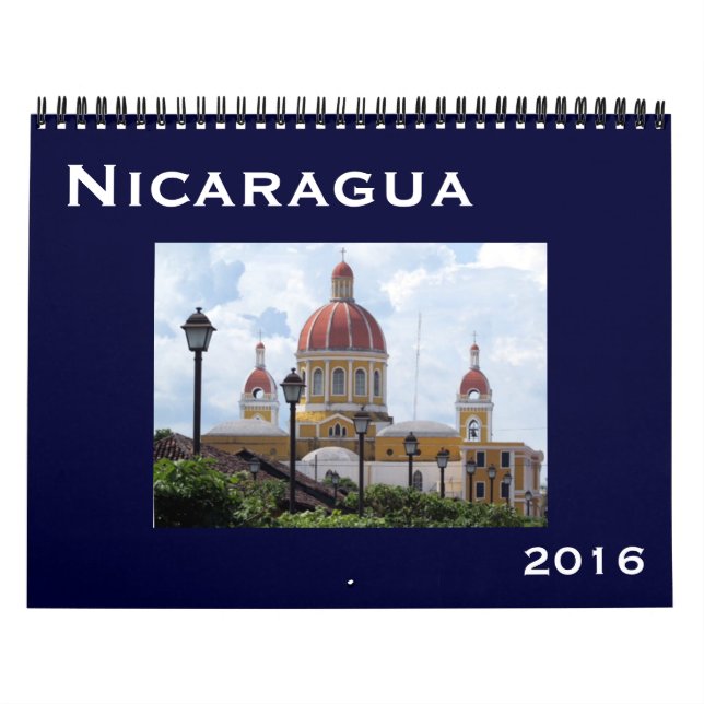 Calendário Nicarágua 2016 (Capa)