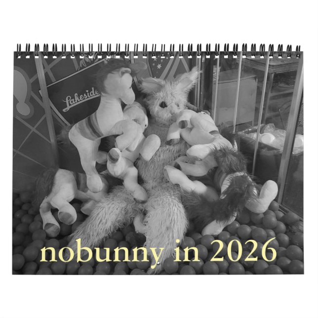 Calendário nobunny in 2026 calendar retrospective edition (Capa)