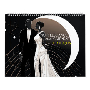 Calendário NOIR ELEGANCE 2026