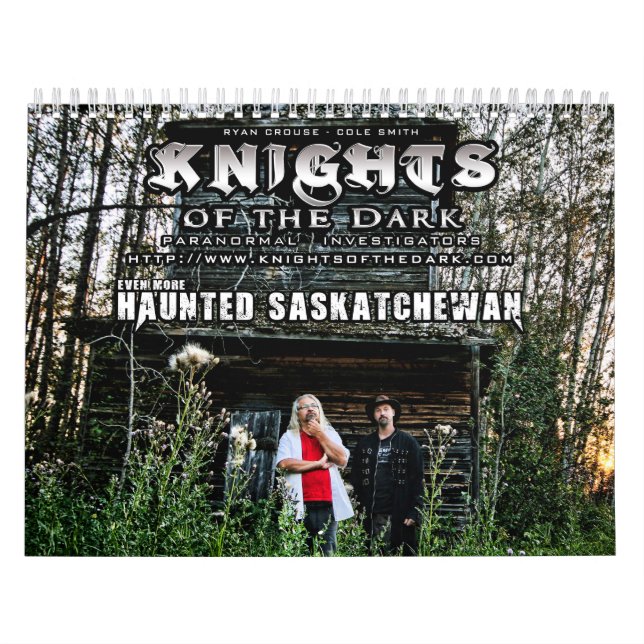 Calendário NOITES DO ESCURO MAGOADO Saskatchewan 3 (Capa)