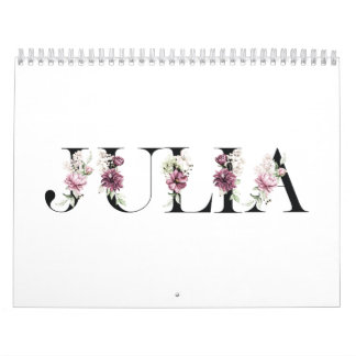 Calendário Nome Julia