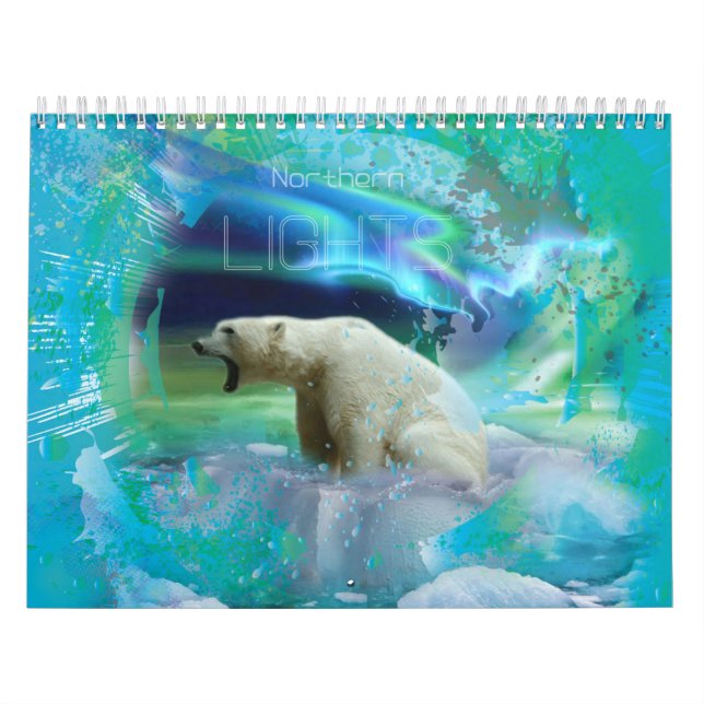 Calendário Nortes (aurora borealis) (Capa)