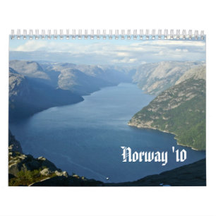 Calendário Noruega de exploração