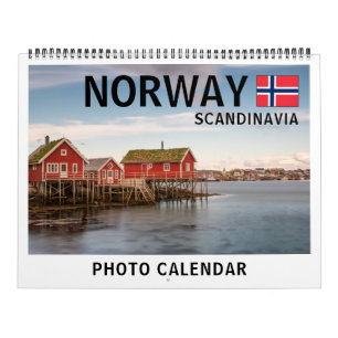 Calendário Noruega Escandinávia 2025