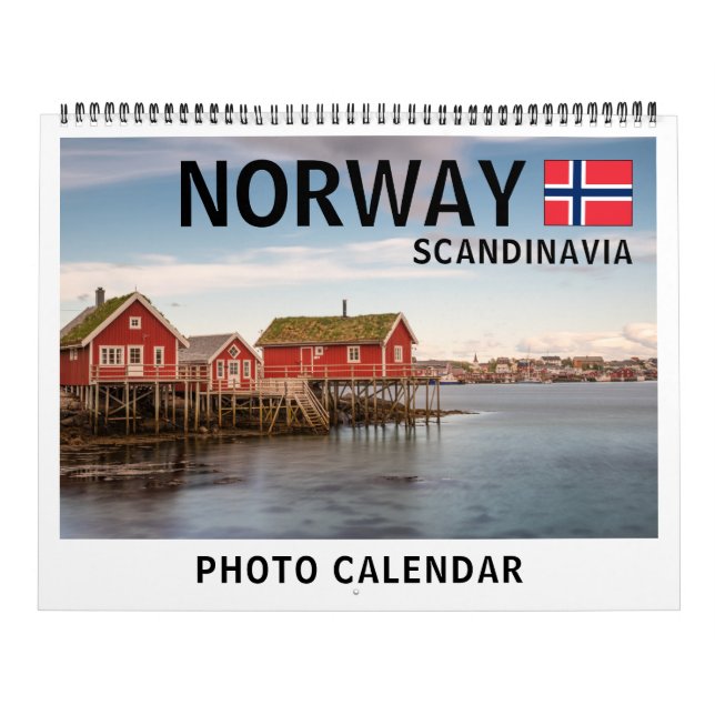 Calendário Noruega Escandinávia 2026 (Capa)