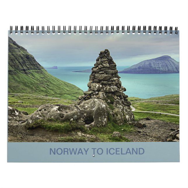Calendário Noruega para a Islândia (Capa)