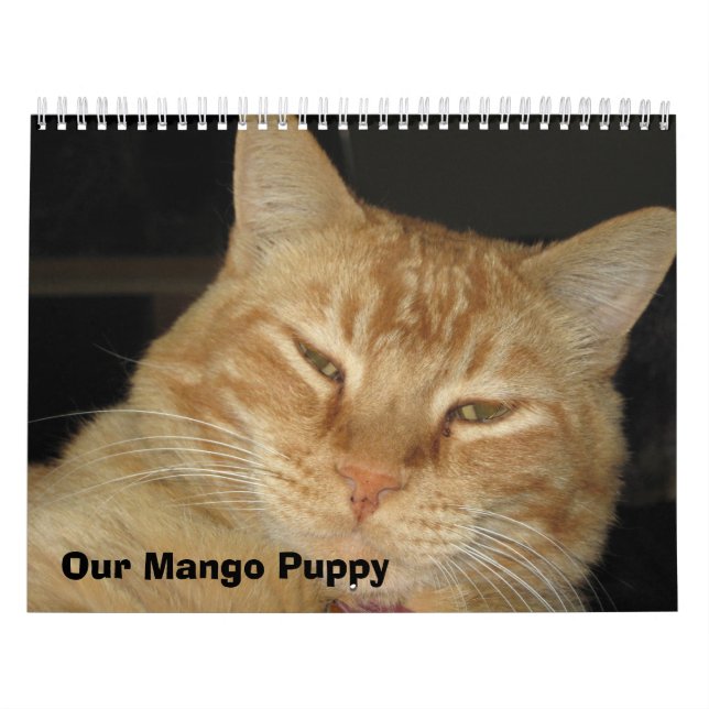 Calendário Nosso filhote de cachorro da manga (Capa)