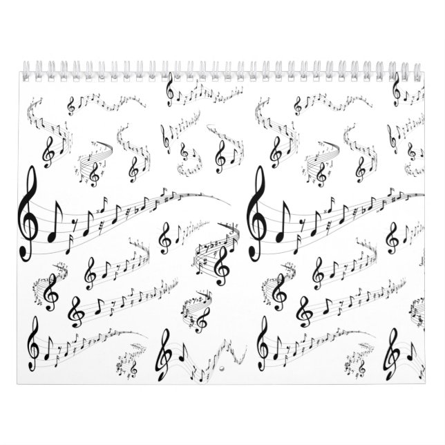 Calendário notas musicais (Capa)