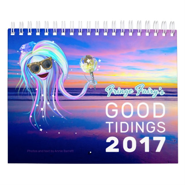 Calendário Notícias 2017 da fada da franja as boas (Capa)