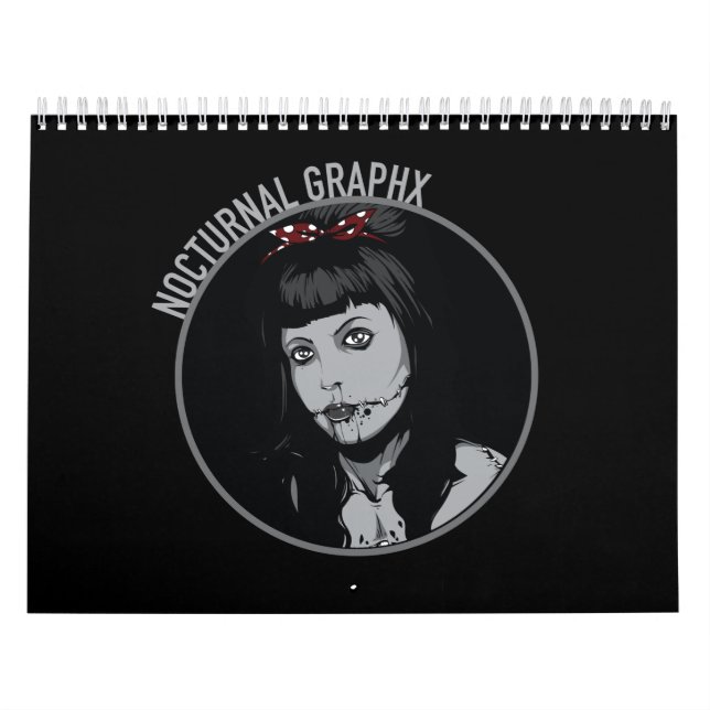 Calendário noturno de Graphx 2016 (Capa)