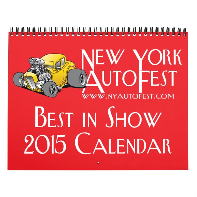 Calendário Nova Iorque AutoFest Best in Show 2016 Calendar (Capa)