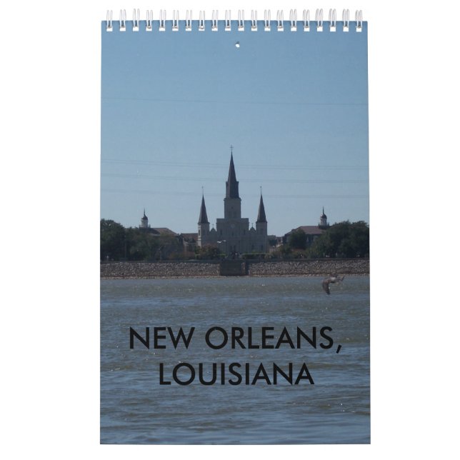 CALENDÁRIO NOVA ORLEÃES, LOUISIANA (Capa)