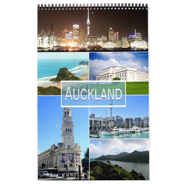 Calendário Nova Zelândia - Auckland - (Capa)