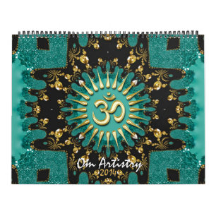Calendário novo de Meditational da idade da ioga