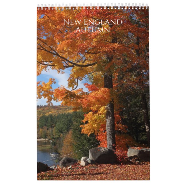 Calendário Novo outono de Inglaterra (Capa)