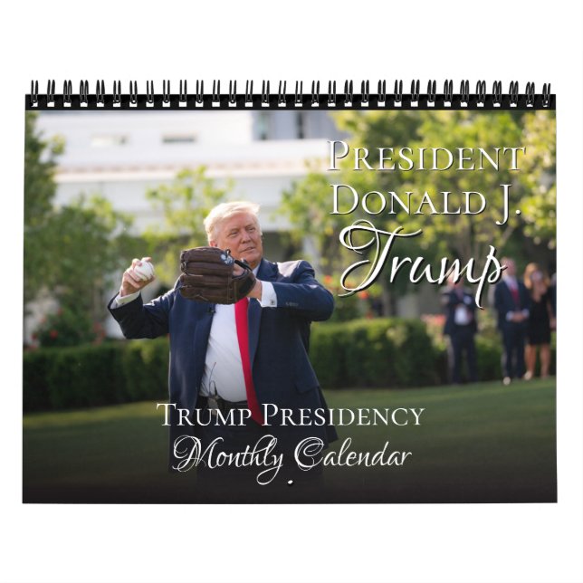 Calendário Novo Presidente Donald J. Trump Foto 2025 (Capa)