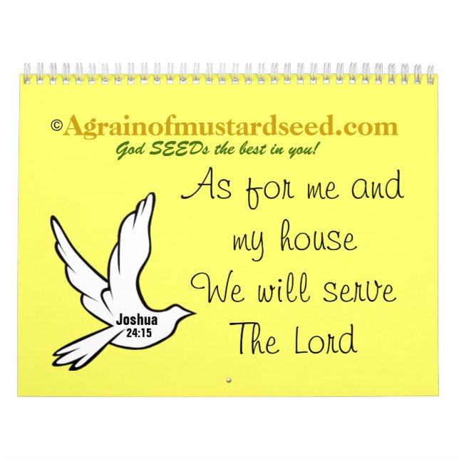 Calendário NOVO! Versos da bíblia (Capa)