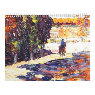 Calendário Nuvem com o cavaleiro Wassily Kandinsky