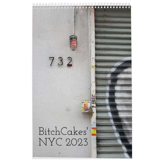 Calendário NYC 2023 de Bitchcakes (Capa)