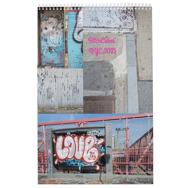 Calendário NYC 2025 por Bitchcakes (Capa)