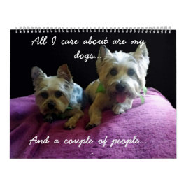 Calendário O Ano Com Moose E Barney