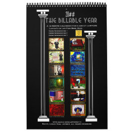 Calendário O Ano Faturável para Advogados - Personalizado