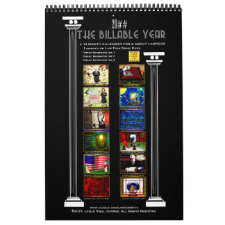 Calendário O Ano Faturável para Advogados - Personalizado