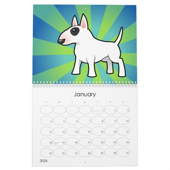Calendário O cão dos desenhos animados produz 2011 (Jan 2026)