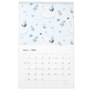Calendário O Cisne Coroado