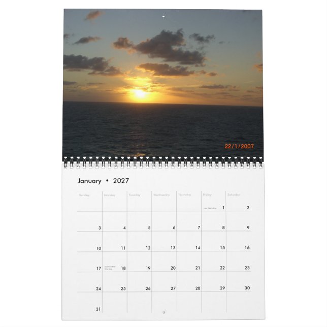 CALENDÁRIO O EVENTO DE CRUZAMENTO DE EXCELENTE DE 2007! (Jan 2027)