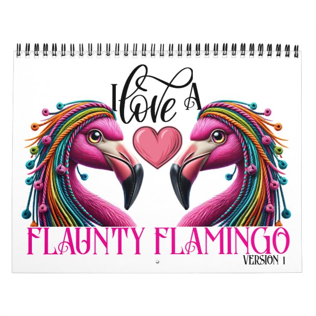 Calendário O Flavty Flamingo Versão 1 (Capa)