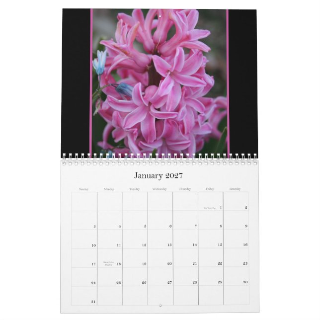 Calendário O jardim de Donna (Jan 2027)