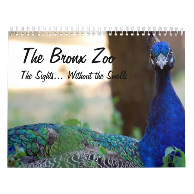 Calendário O jardim zoológico de Bronx (Capa)