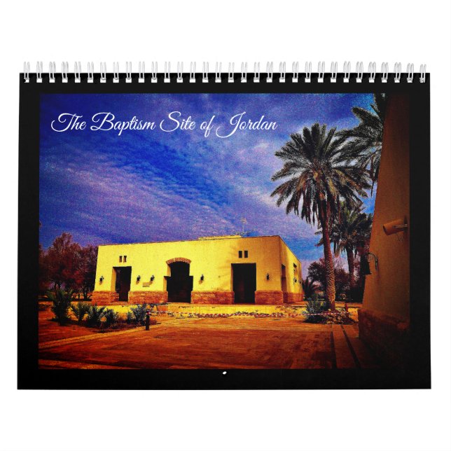 Calendário O Local de Batismo do Jordão (Capa)