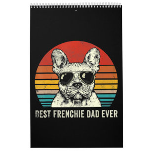 Calendário O melhor Pai francês para o Pai do Bulldog nunca