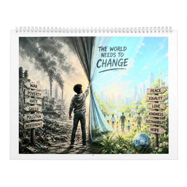 Calendário O Mundo Precisa Mudar (Capa)