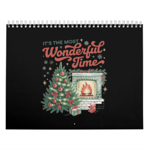Calendário O Natal é a época mais maravilhosa Vintage 