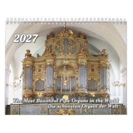 Calendário O Órgão de Tubos 2027