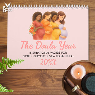 Calendário O Presente do Ano da Doula para Parteiras e Trabal