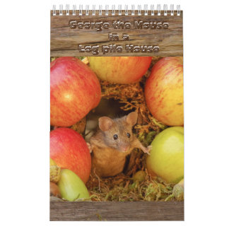 Calendário O Rato na pilha de madeira 