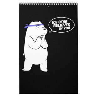 Calendário O Urso De Gelo Acredita Em Seu Urso Polar