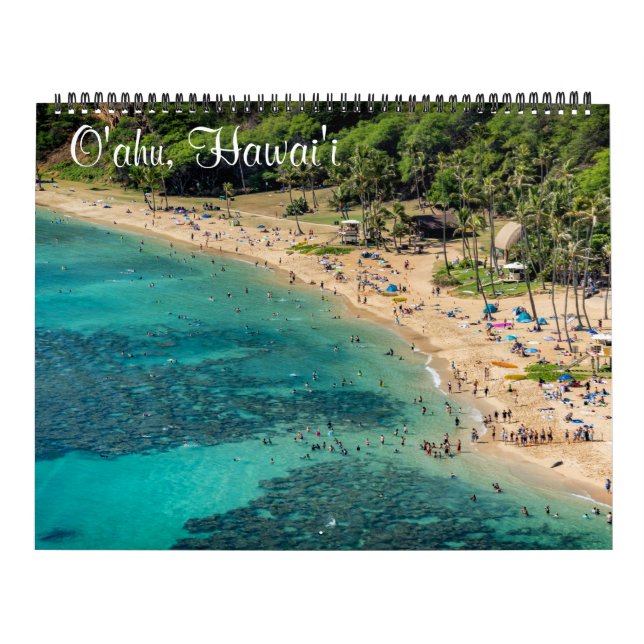 Calendário O'ahu, Havaí (Capa)