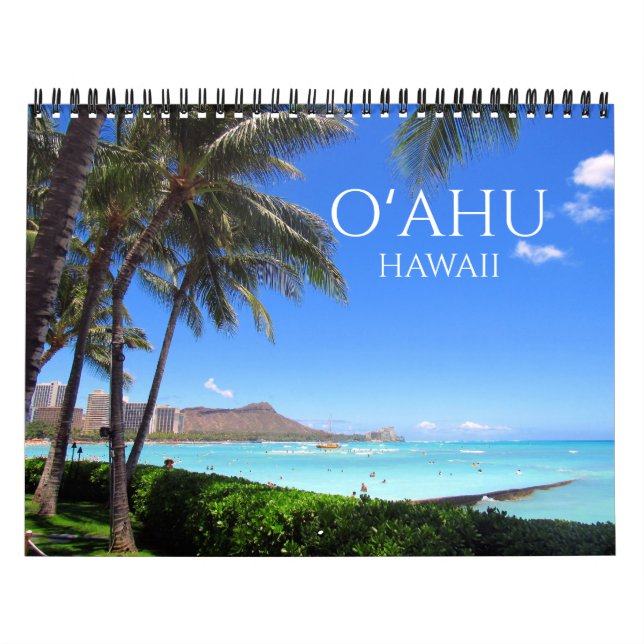 Calendário o'ahu havaí eua 2027 (Capa)