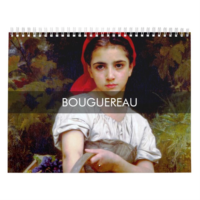 Calendário Obra-Prima de Bouguereau (Capa)
