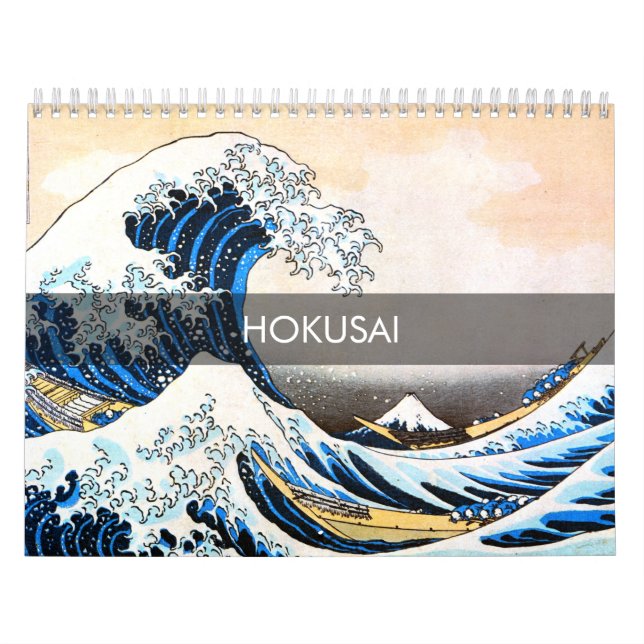 Calendário Obra-prima de Katsushika Hokusai (Capa)