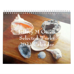 Calendário Obras selecionadas, artista Jeffrey M Green