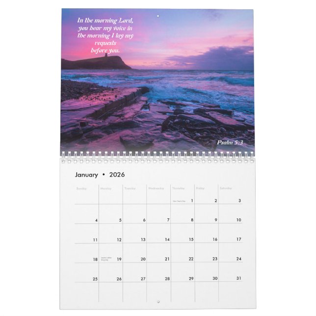 Calendário Oceans of Love 2023 Calendar (Jan 2026)
