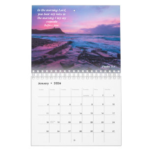 Calendário Oceans of Love 2026 Calendar