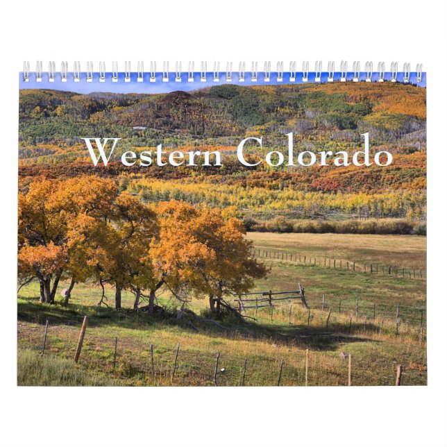 Calendário ocidental da foto de Colorado (Capa)