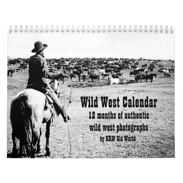 Calendário ocidental selvagem 2009 da fotografia (Capa)